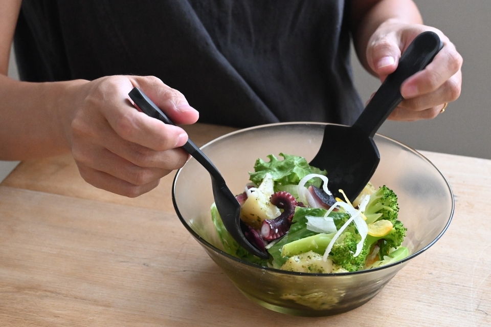 水牛のサーバースプーンとフォーク - ウェブショップ - jokogumo - よ