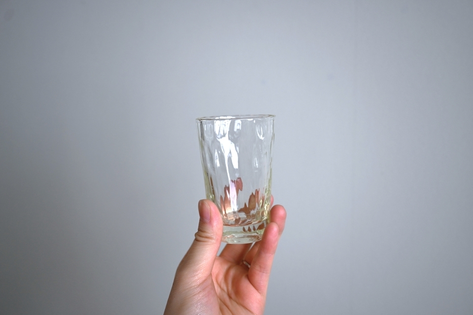 石川硝子工藝舎　網目コップ