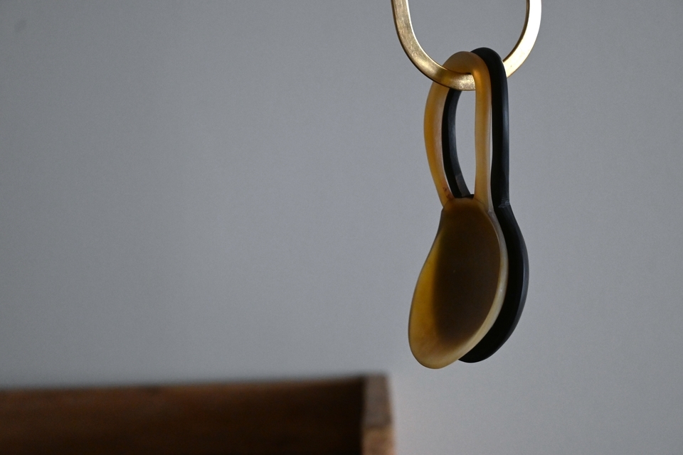 水牛/羊の角でできたスプーン