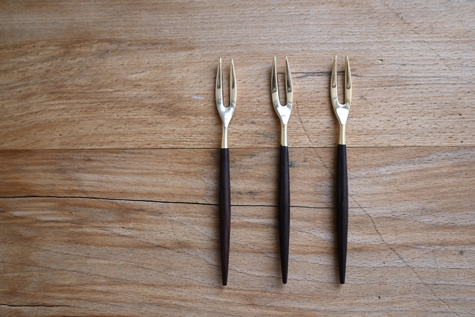 真鍮のデザートフォーク