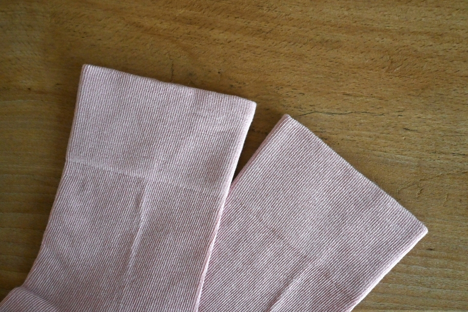 yahae sui /Organic Cotton Rubber Free Plain Socks