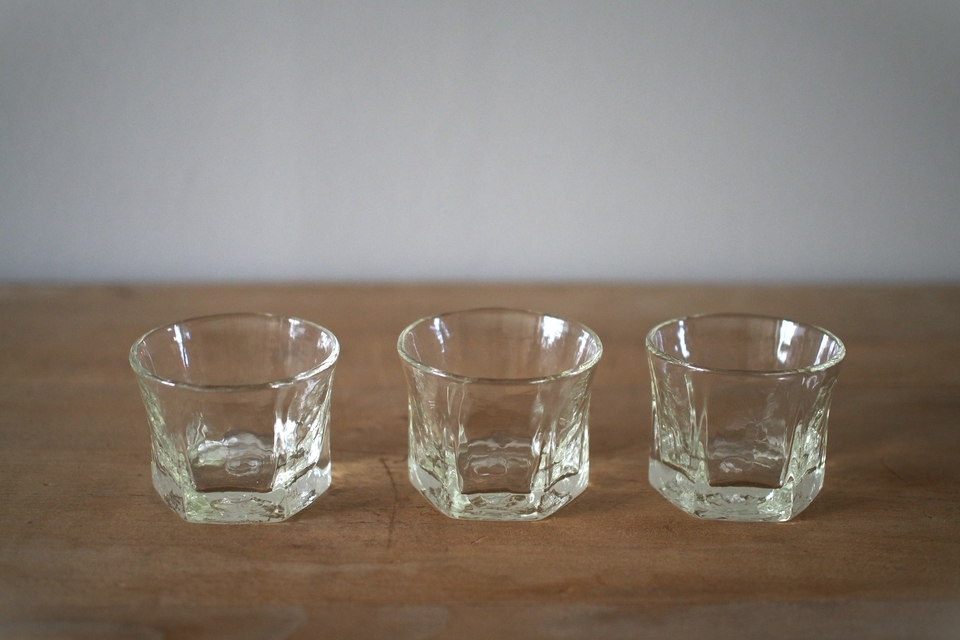 石川硝子工藝舎　六角ぐい吞み