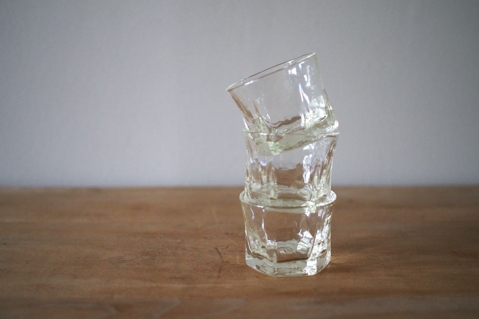 石川硝子工藝舎　六角ぐい吞み