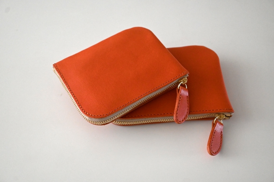 affordance ジップウォレット（朱色） - ウェブショップ - jokogumo