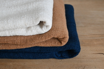 ラオスの手紡ぎタオル